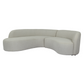 Lucena Outdoor Oyster Olefin Curved Sectional