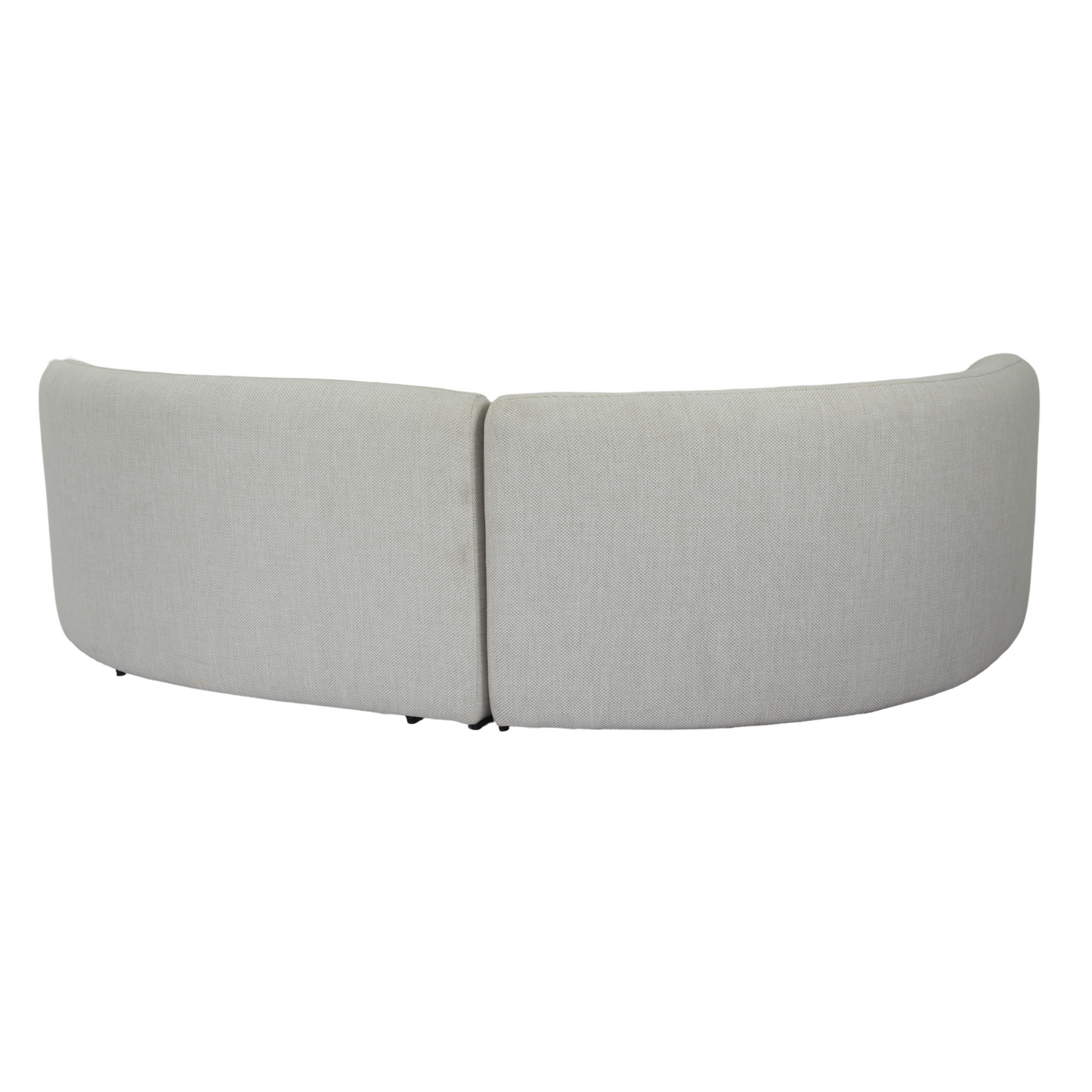 Lucena Outdoor Oyster Olefin Curved Sectional