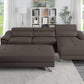 F8813 Faux Leather 2 Pc Sectional by Poundex