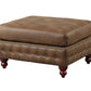 Poundex F8945 Sectional Set - Dark Coffee Leatherette