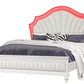 Rosie White Bedroom w/LED by Cosmos