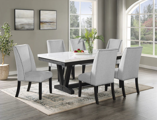 Asia Direct 9052 Faux Marble Dining Set