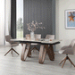 ESF 9086 Marble Top Dining Set - 2 Extensions