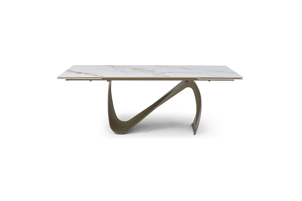 9087 Champagne Bronze Ceramic Table by ESF