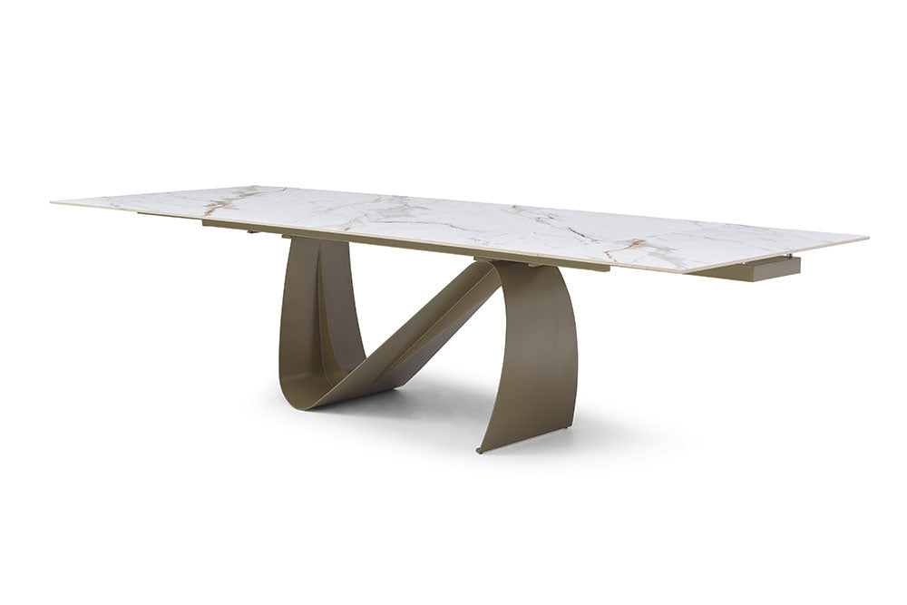 9087 Champagne Bronze Ceramic Table by ESF