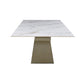 9087 Champagne Bronze Ceramic Table by ESF