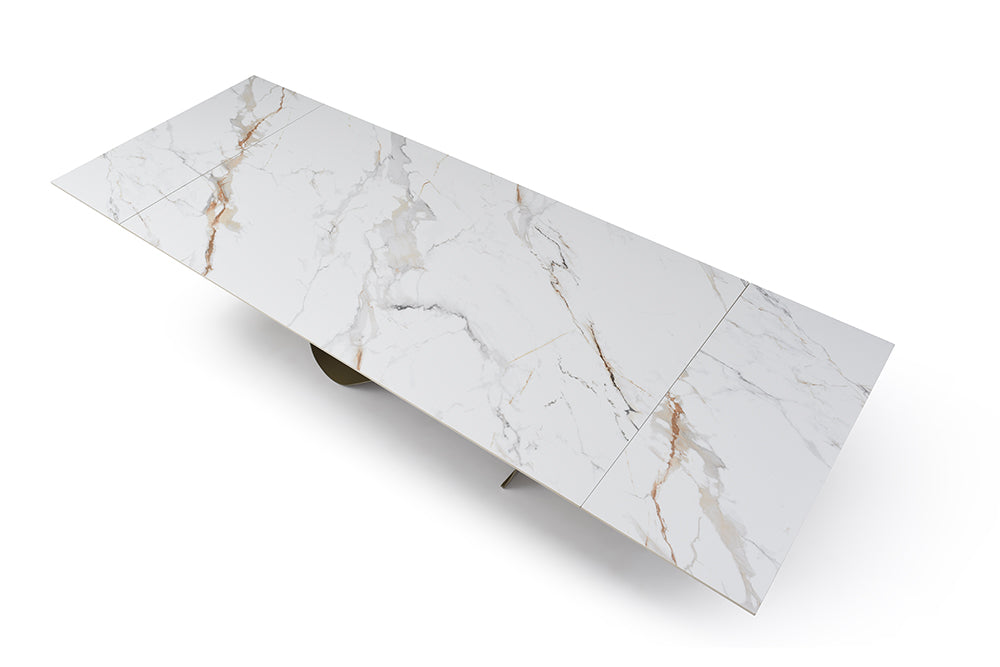 9087 Champagne Bronze Ceramic Table by ESF