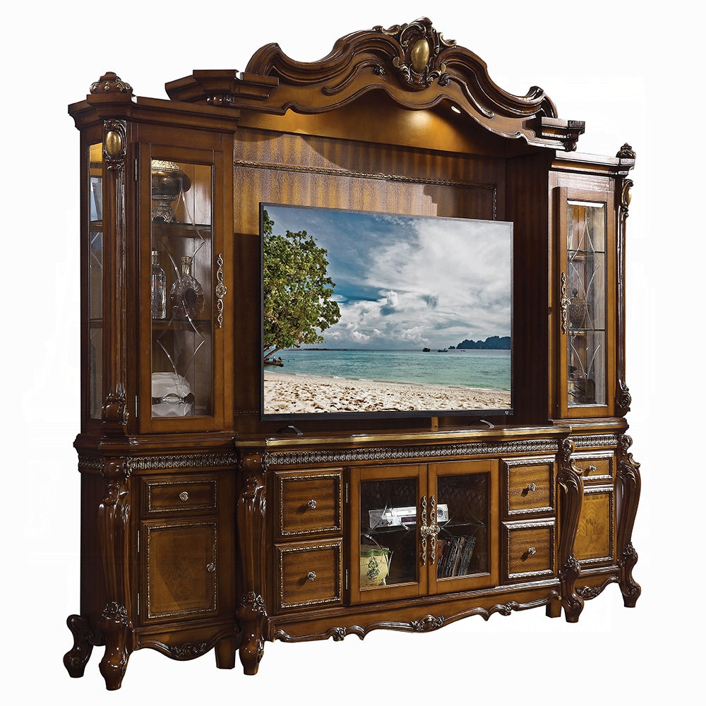 Picardy 91520 Honey Oak Entertainment Center