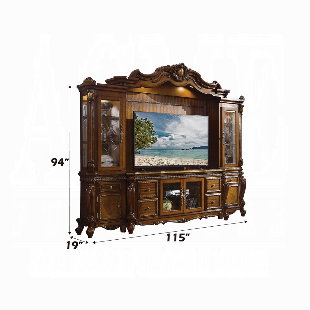 Picardy 91520 Honey Oak Entertainment Center