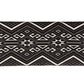 Cababi Tribal Fabric Upholstered Storage Bench Orange & Beige