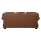Attleboro Top Grain Leather Sofa & Love