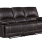 Global United 9345 Daytona Motion Sofa Collection - Brown or Beige