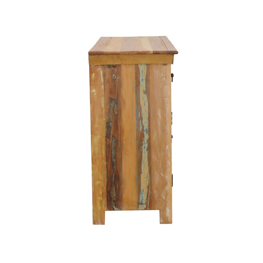 Gabinete decorativo de 4 cajones Harper - Madera recuperada