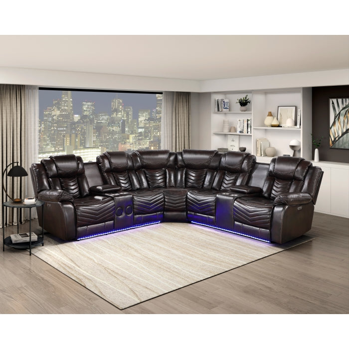 9508DB*SCPW 3-Pc Power Reclining Sectional – Bradley Home Funishings