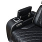 Fairway Black 2 Pc Living Room Set - Power Recliners