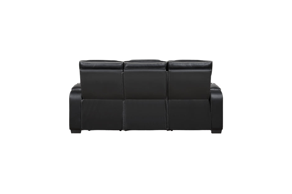 Fairway Black 2 Pc Living Room Set - Power Recliners