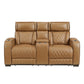 Fairway Tan Sofa & Loveseat Power Recliners