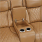 Fairway Tan Sofa & Loveseat Power Recliners