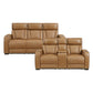 Fairway Tan Sofa & Loveseat Power Recliners
