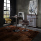 Brancaster 96470 Leather Swivel Bar Stool