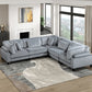 Robstown Modular Gray Corduroy Sectional