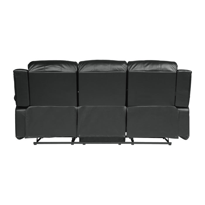 Cranley 9700BLK Faux Leather Sofa Set by Homelegance