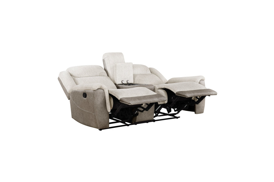 Harriette Beige Sofa & Loveseat 9703BE*2