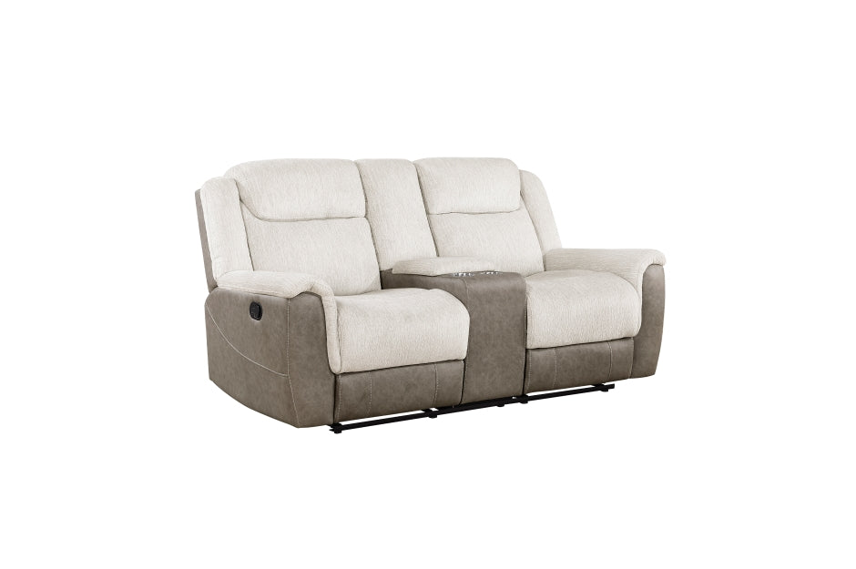 Harriette Beige Sofa & Loveseat 9703BE*2