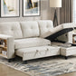 Ansley Sectional w/Reversible Chaise, Pull-out Bed