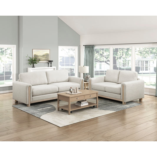 Echo Beige 2 Pc Living Room Sofa Set