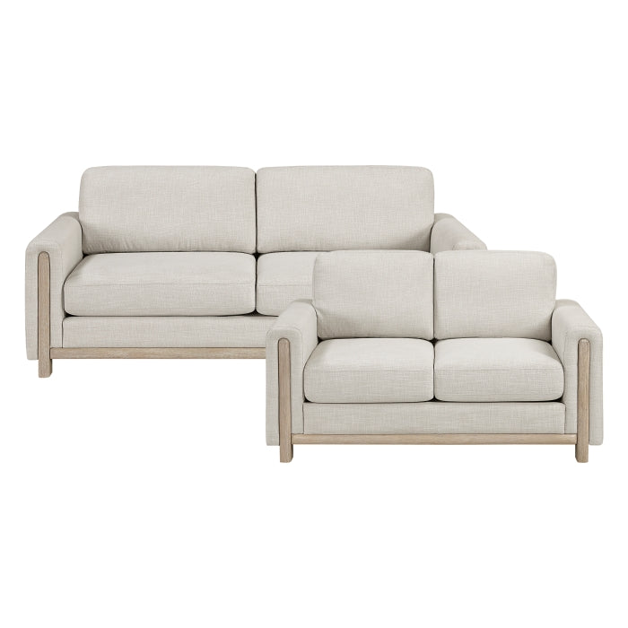 Echo Beige 2 Pc Living Room Sofa Set