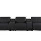 Global United 9762 Power 5 Pc Sectional