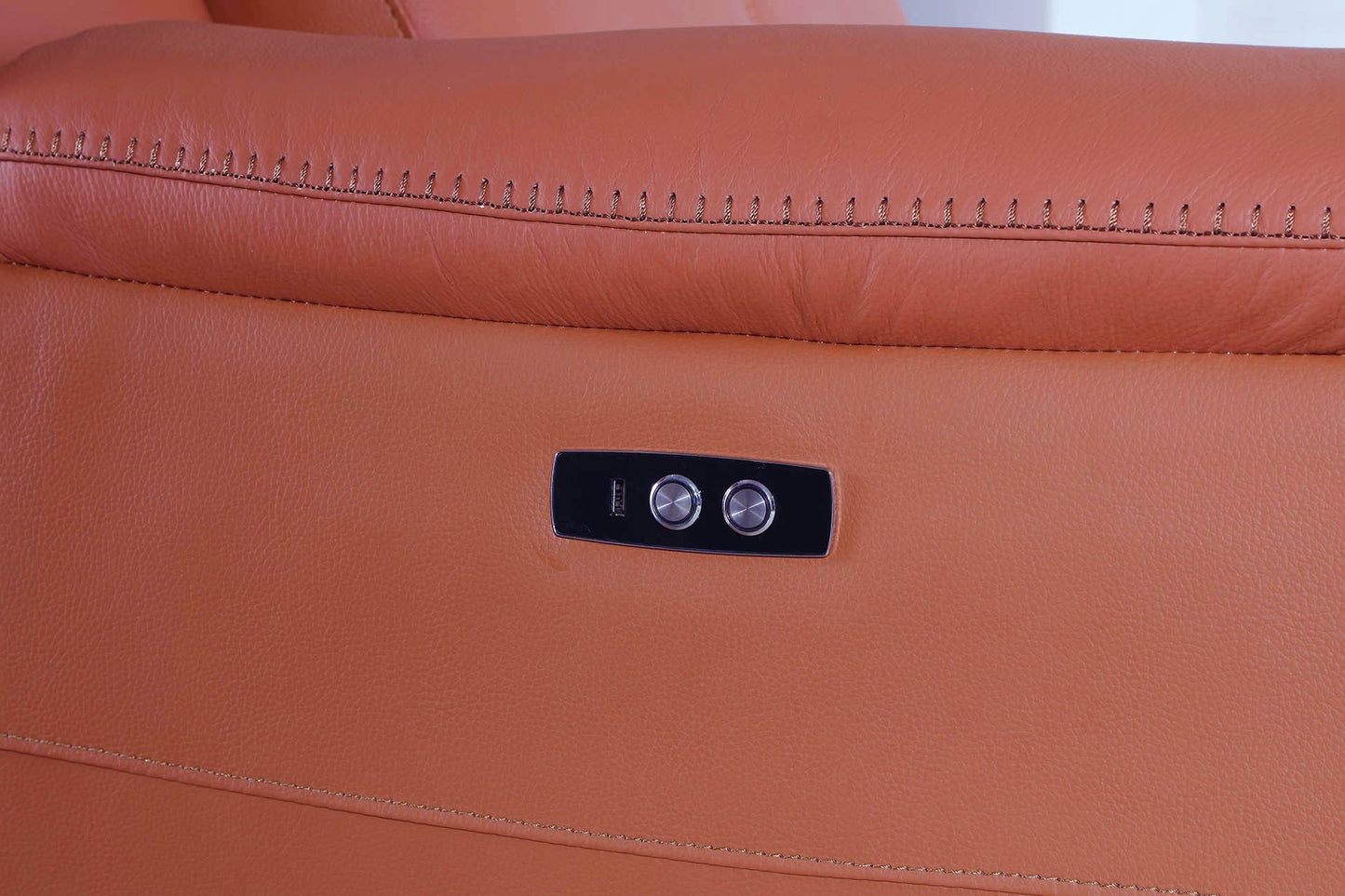 9762 Global United Leather Sofa Set - Camel