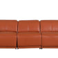 9762 Global United Leather Sofa Set - Camel