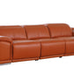 9762 Global United Leather Sofa Set - Camel