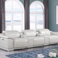 Global United 9762 Light Gray 5 Pc Sectional