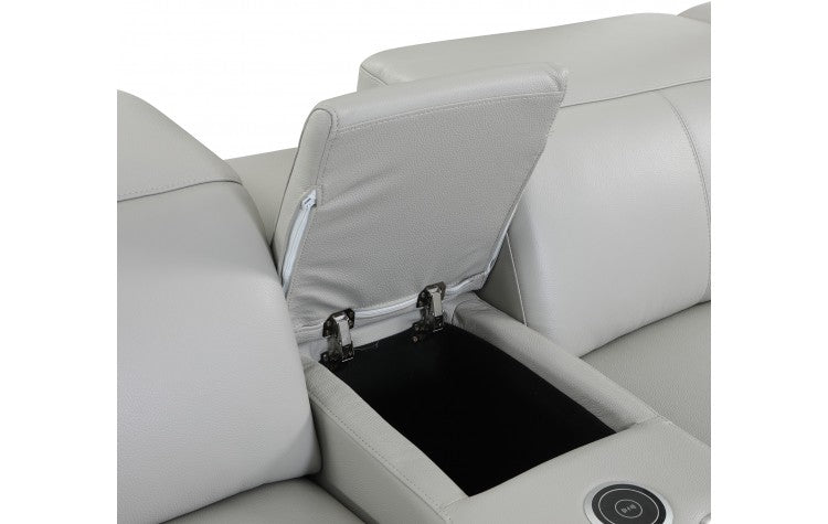 Global United 9762 Light Gray 5 Pc Sectional