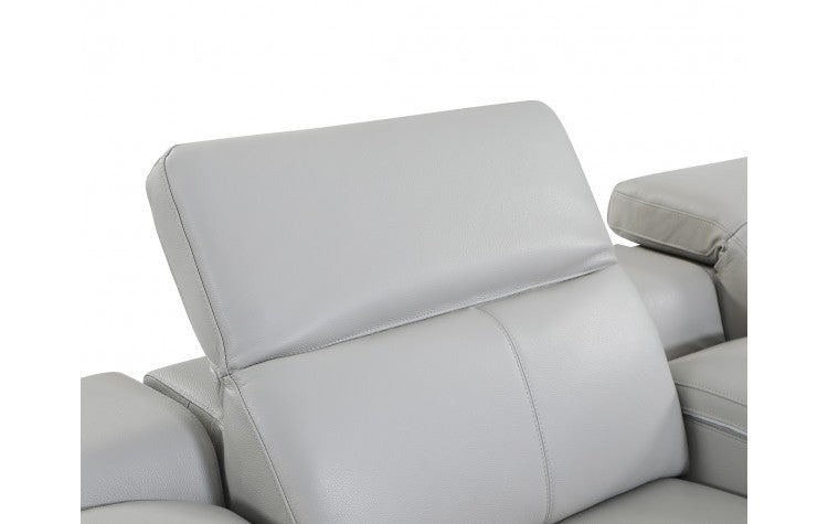 Global United 9762 Light Gray 5 Pc Sectional