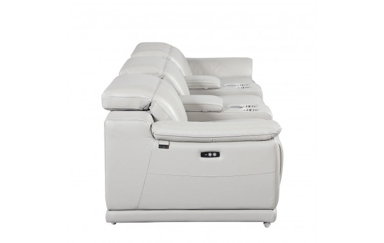 Global United 9762 Light Gray 5 Pc Sectional