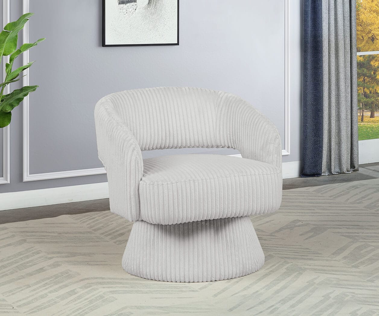 AC293 Swivel Accent Chair - 4 Colors