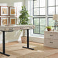 Avondale Sit n Stand Desk - Martin Furniture AE384TW/384EB