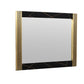 Allure Black & Gold Mirror