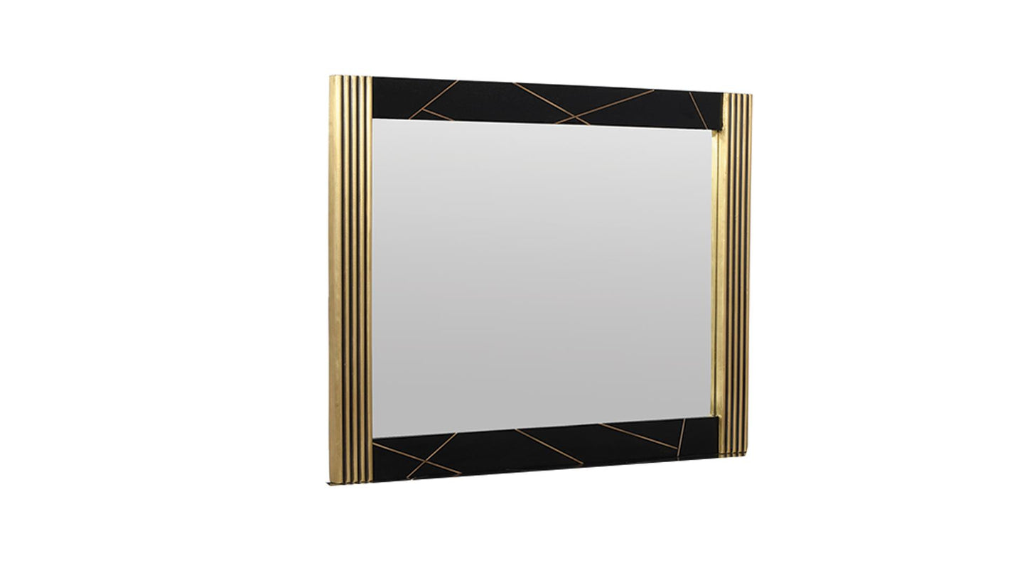 Allure Black & Gold Mirror