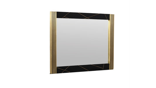 Allure Black & Gold Mirror