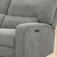 Anthony Light Gray Chenille Power Sectional 81610