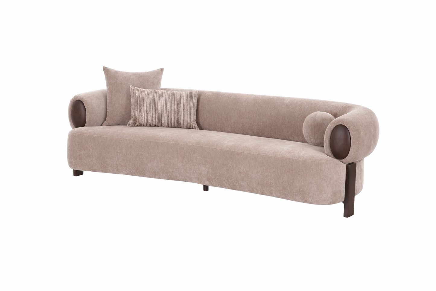 Arden Taupe 2 Pc Living Room Sofa Set