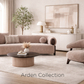 Arden Taupe 2 Pc Living Room Sofa Set