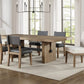 Aubrey 7 Pc Dining Set - Driftwood Finish