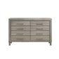 New Classic Lennox Modern Gray 4 Pc Bedroom Set
