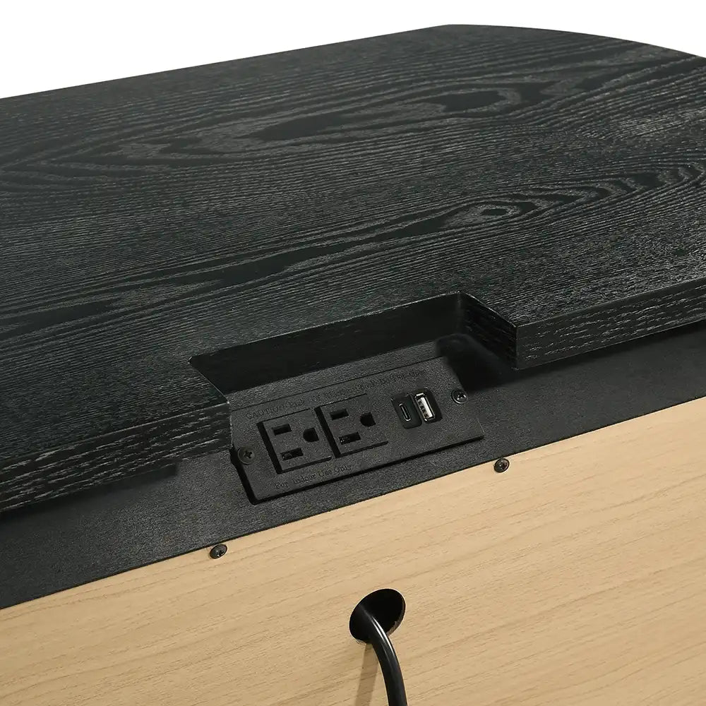 Skyline Black 4 Pc King Onyx Bedroom Set